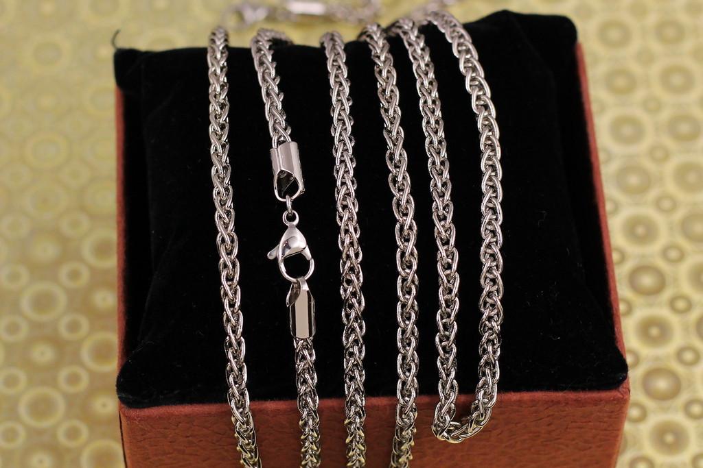Цепь Xuping Jewelry Колос 60 см 4 мм Серебристый (1981305332)