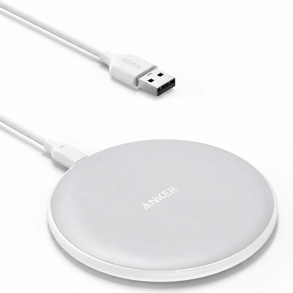 Зарядний пристрій бездротовий Anker Wireless Charging Pad Qi 10 Вт (37243816)