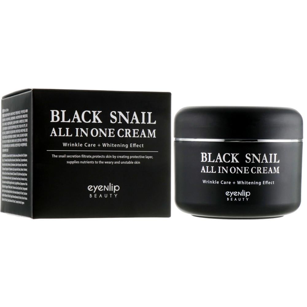 Крем для обличчя Eyenlip Black Snail All In One Cream відновлююча з чорним равликом 100 г (1495617292) Крем для обличчя Eyenlip Black Snail All In One Cream відновлююча з чорним равликом 100 г (1495617292)