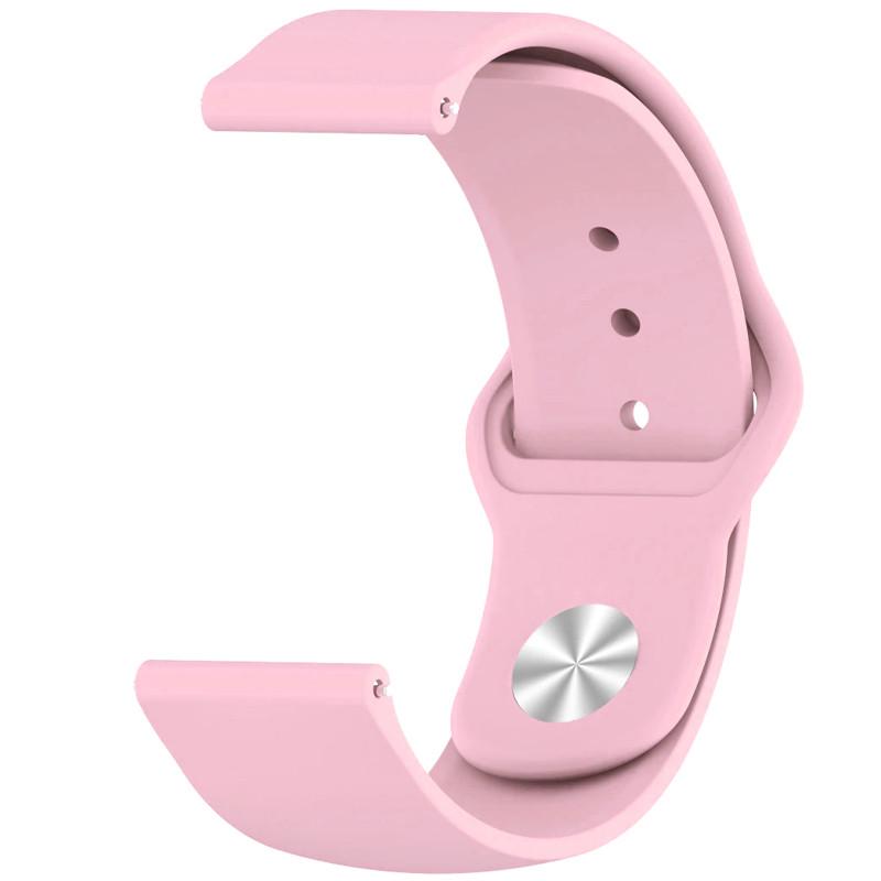 Ремінець силіконовий Sport для Xiaomi Amazfit/Samsung 20 мм Light pink (00000033844_21)