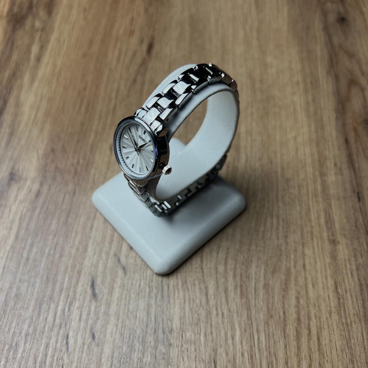 Годинник жіночий металевий Skmei Сріблястий (z068-1) - фото 3 Годинник жіночий металевий Skmei Сріблястий (z068-1) - фото 3