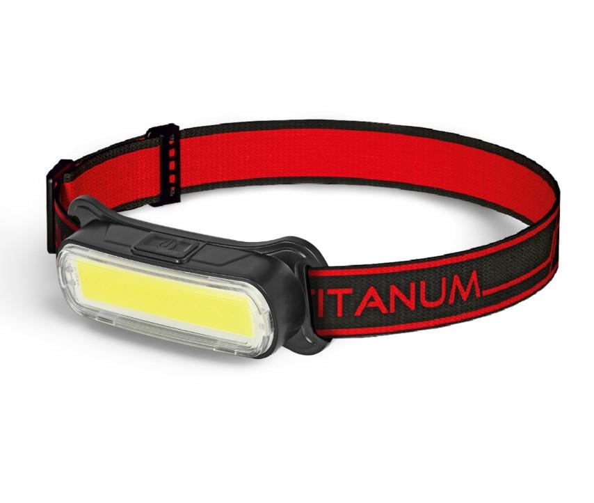 Фонарь налобный TITANUM TLF-H11-COB 400Lm 6000K 500mAh ЗУ Type-C 3P