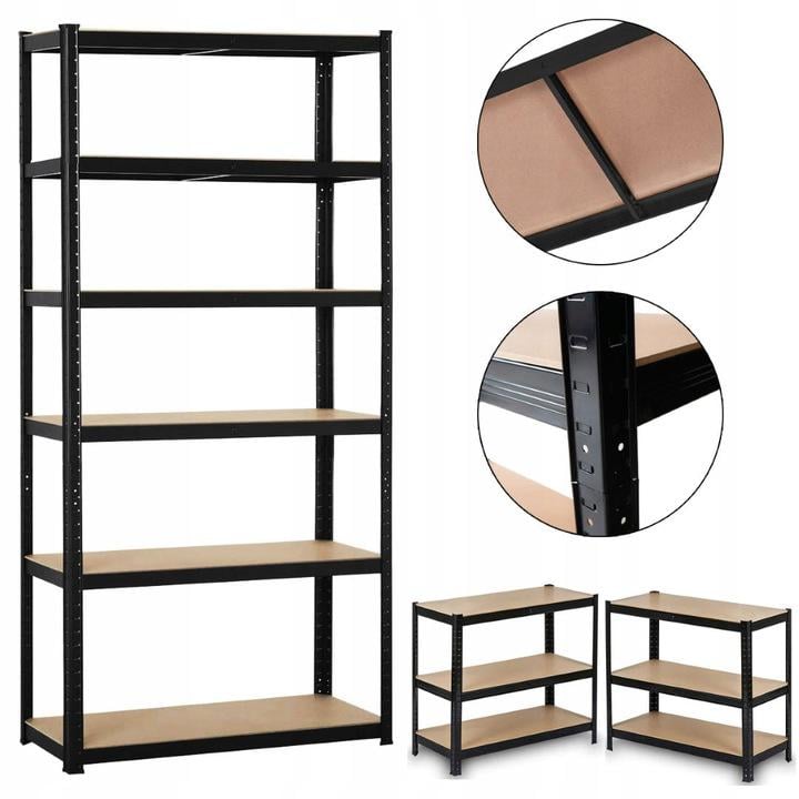 Стелаж металевий Siker P2211 6 полиць 220х110х50 см (6354) - фото 2