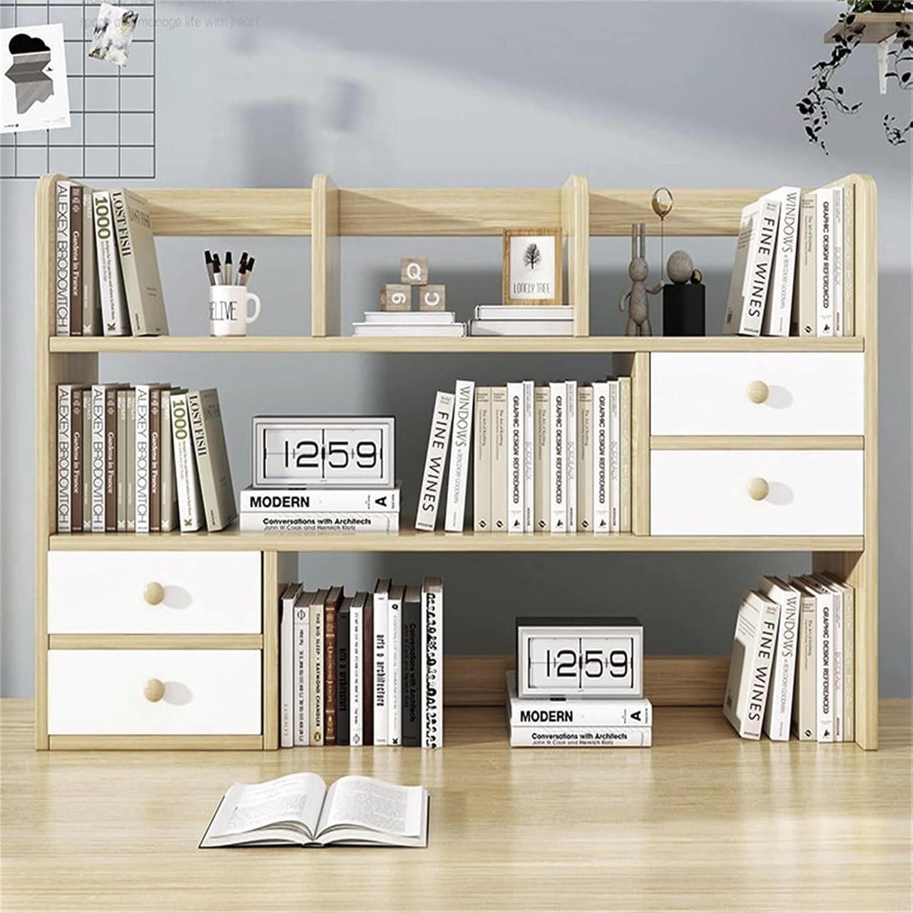 Полка-надстройка настольная из дерева Морейро бланже-зефир (АКД-00760120)