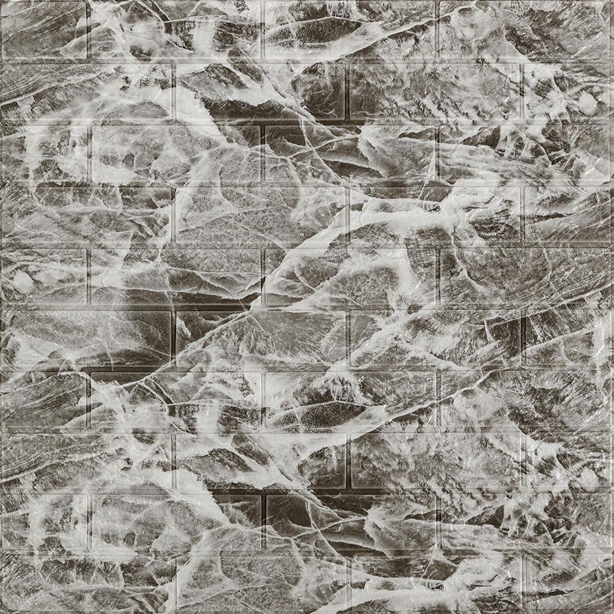 3D-панель самоклеящаяся 700х770х3 мм Черный (SW-00000691)