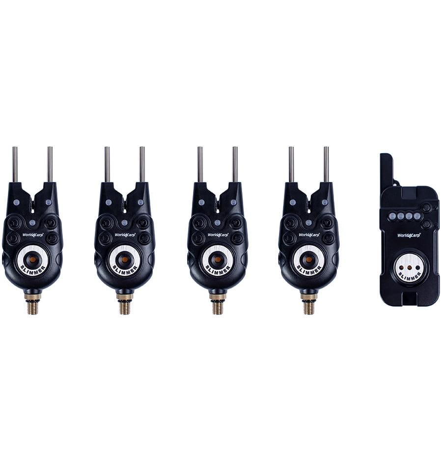 Набор сигнализаторов поклевки World4Carp c пейджером Slimmer 4+1 - фото 2 Набор сигнализаторов поклевки World4Carp c пейджером Slimmer 4+1 - фото 2