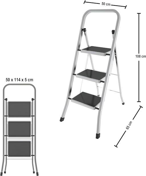 Драбина Colombo Factotum Alu 3 щаблі - фото 3