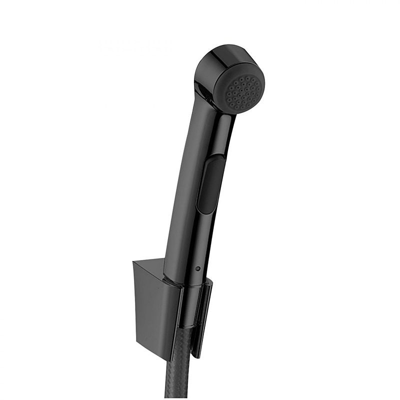 Гигиенический душ ручной Hansgrohe 1jet Brushed Black/Chrome (96907340)