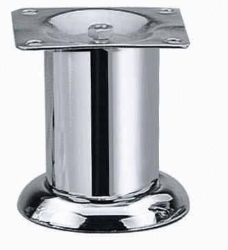 Ножка мебельная T-eco 40 мм D45 мм Хром (29596169)