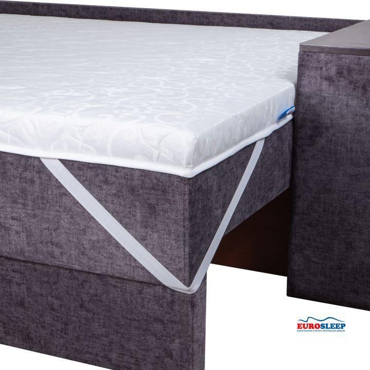 Матрас тонкий на диван футон/топер Eurosleep Super Strong 6 см 3/3 трикотажный чехол 150х190 см (10016307) - фото 4