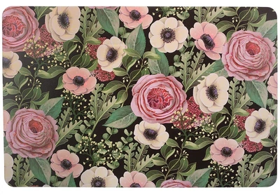 Набор ковриков для сервировки стола Цветы 4 шт. 43x28 см (RO02626)