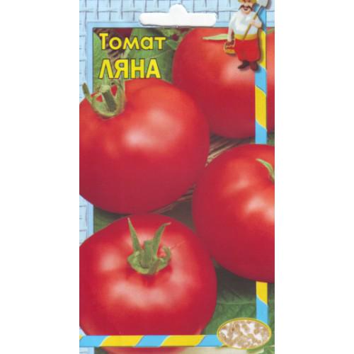Семена томата Ляна 60 шт. очень ранний/низкорослый/для открытого грунта/без пасынкования/для консервирования Семена томата Ляна 60 шт. очень ранний/низкорослый/для открытого грунта/без пасынкования/для консервирования