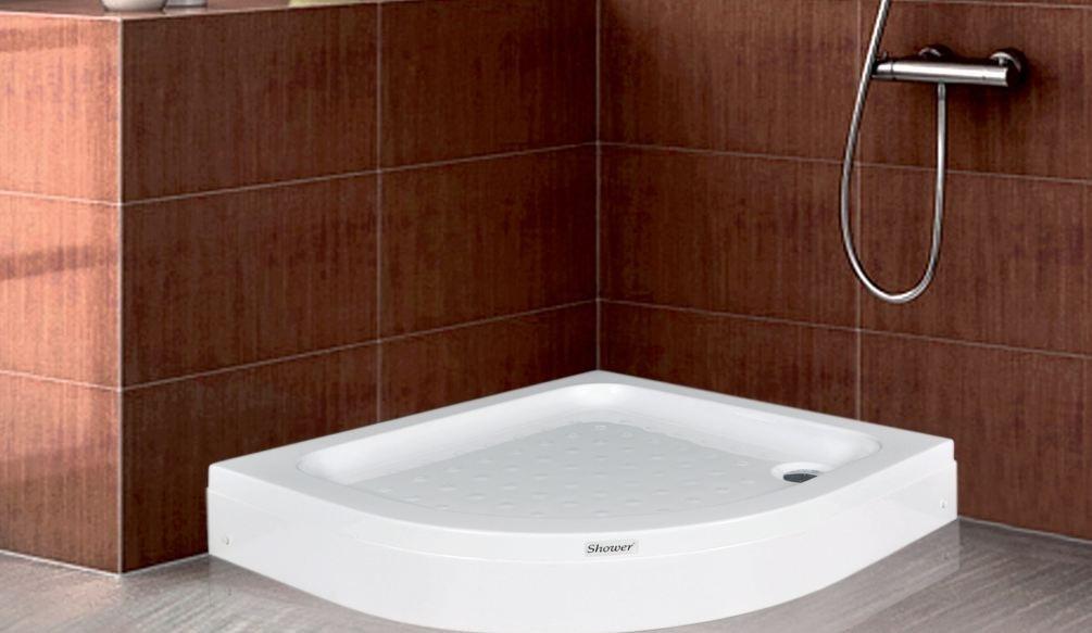 Піддон акриловий напівкруглий Shower VIOLET SW-8009 90х90х18 см - фото 3