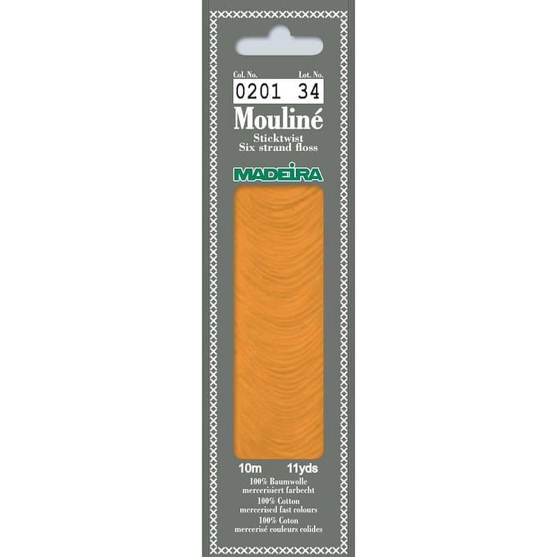 Нитки муліне Madeira 0201 Mouline Мандариновий Нитки муліне Madeira 0201 Mouline Мандариновий