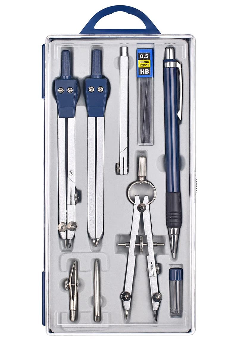 Набір інструментів для креслення Worison Готувальня на 9 пр. (7957-9)