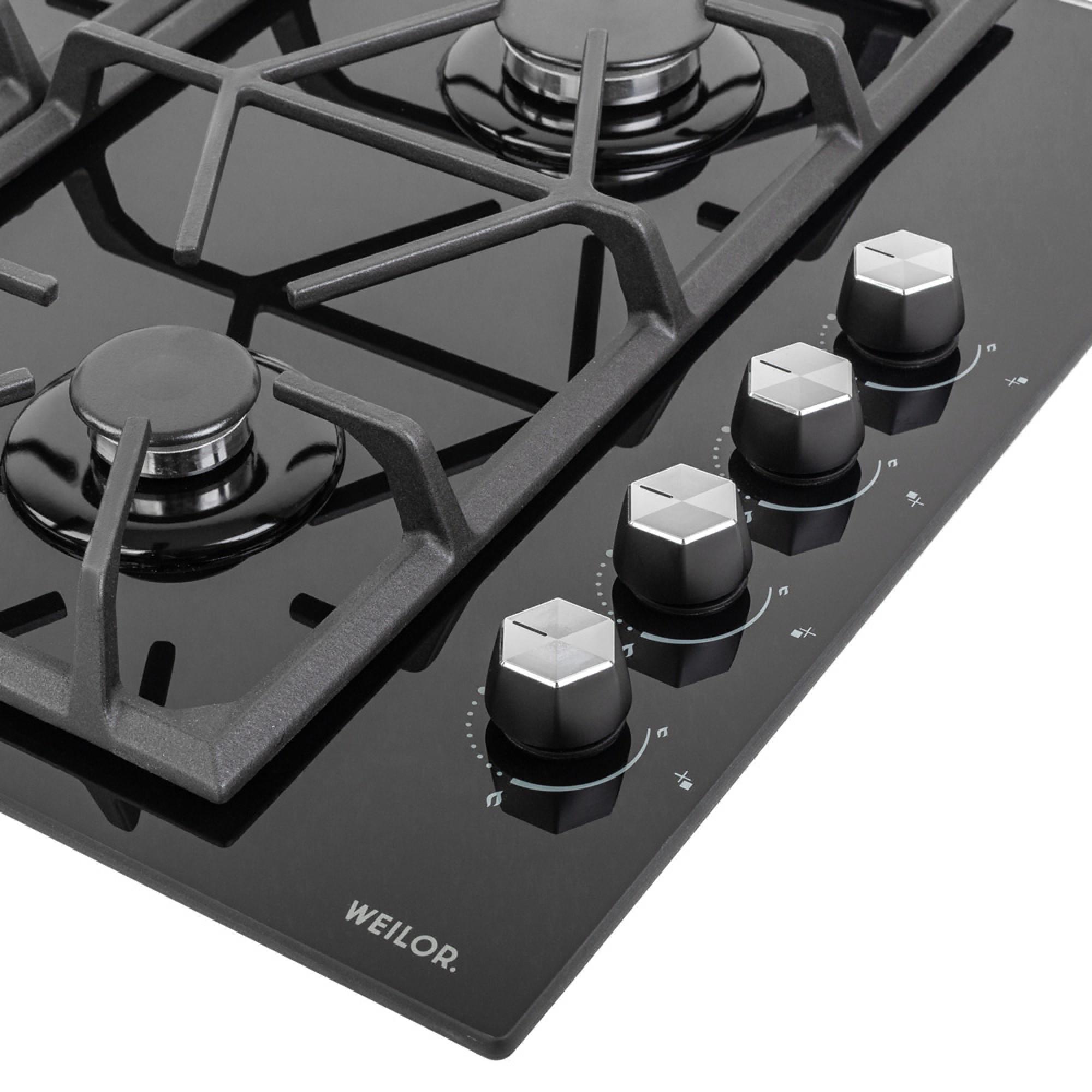 Варильна поверхня газова WEILOR GG 634 BL - фото 5