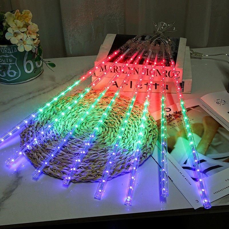 Гірлянда LED Бурульки для фасаду та вулиці 50 см 8 шт. Мультиколор (2104618857) - фото 8