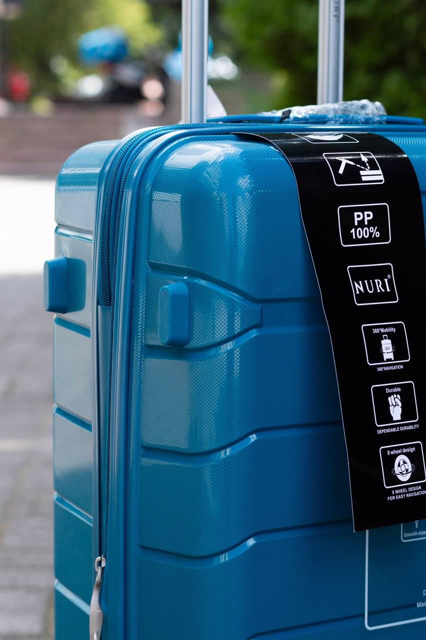 Чемодан пластиковый Nuri 1908 S Синий (11823694) - фото 2 Чемодан пластиковый Nuri 1908 S Синий (11823694) - фото 2