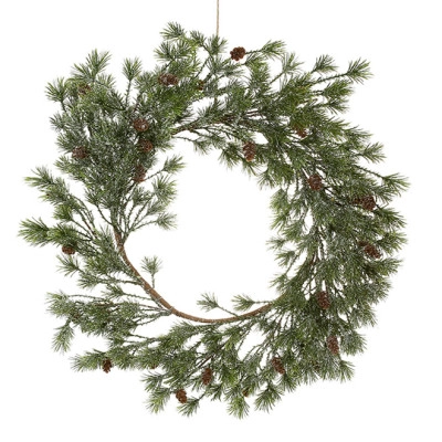 Венок кедровый с шишками 55 см (SK00030) Венок кедровый с шишками 55 см (SK00030)