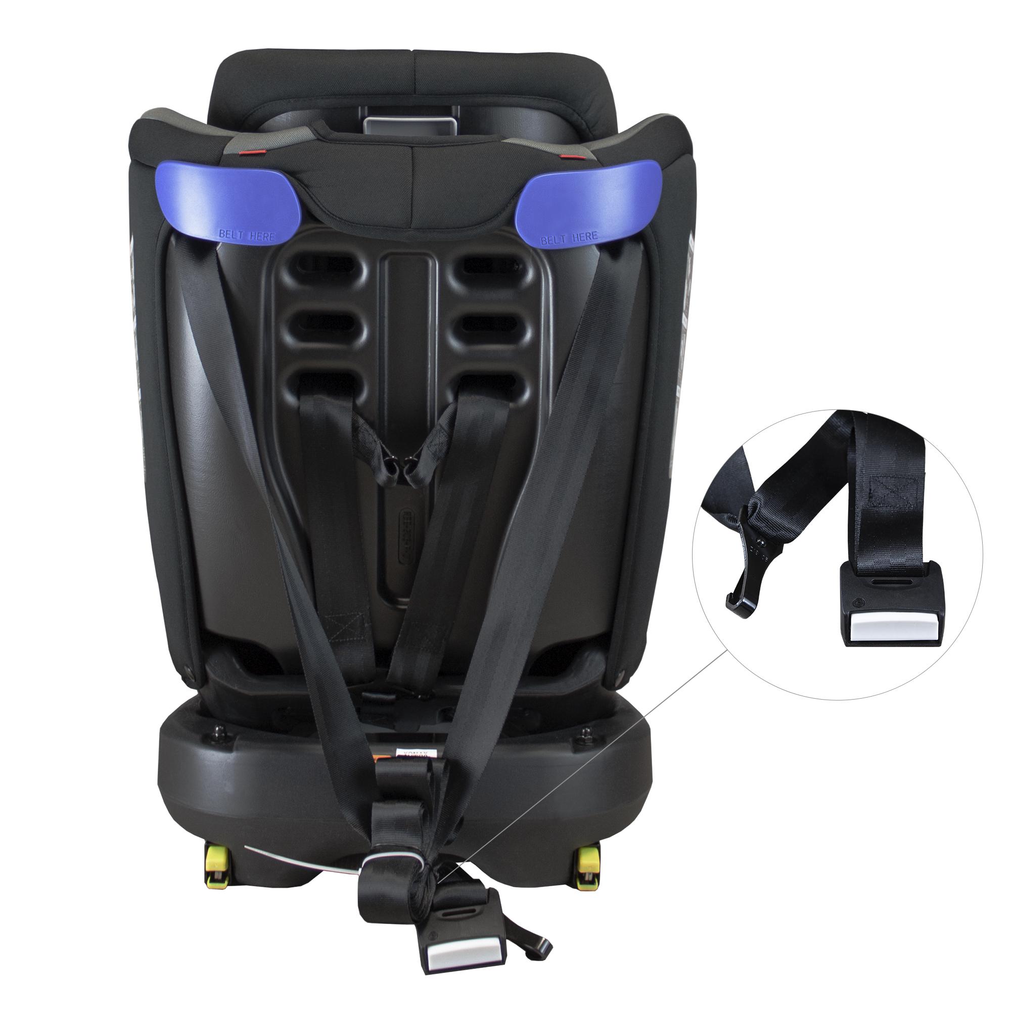 Дитяче автокрісло XOMAX з функцією обертання на 360° ISOFIX 0-36 кг Сірий - фото 4 Дитяче автокрісло XOMAX з функцією обертання на 360° ISOFIX 0-36 кг Сірий - фото 4