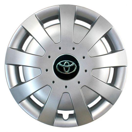 Автомобильные колпаки SKS 309 R15 с логотипом Toyota 4 шт. Серебристый
