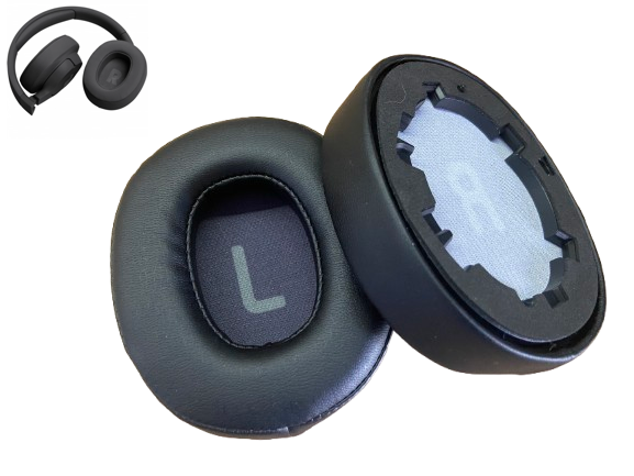 Амбушюри для JBL Tune 700BT/710BT/720BT/750BTNC/Tune 760NC Black (2703086482) - фото 2