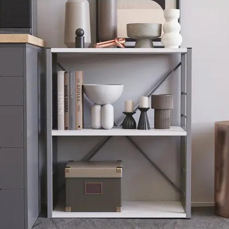 Этажерка Ferrum-decor Коннект 3/60 ДСП 16 мм 73x60x28 см Серый/Белый (FRD-104266)