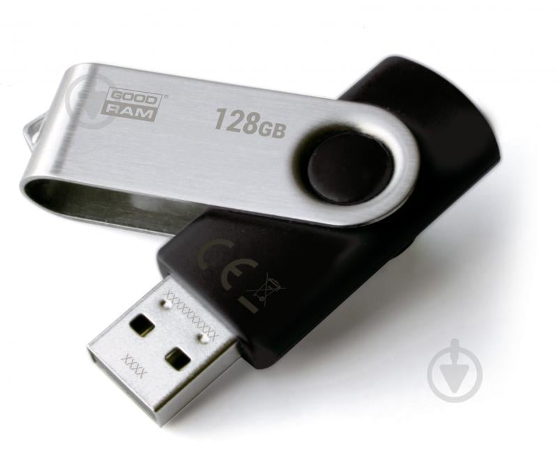 Флеш-накопичувач USB 128GB GOODRAM UTS2 (Twister) Black (UTS2-1280K0R11)