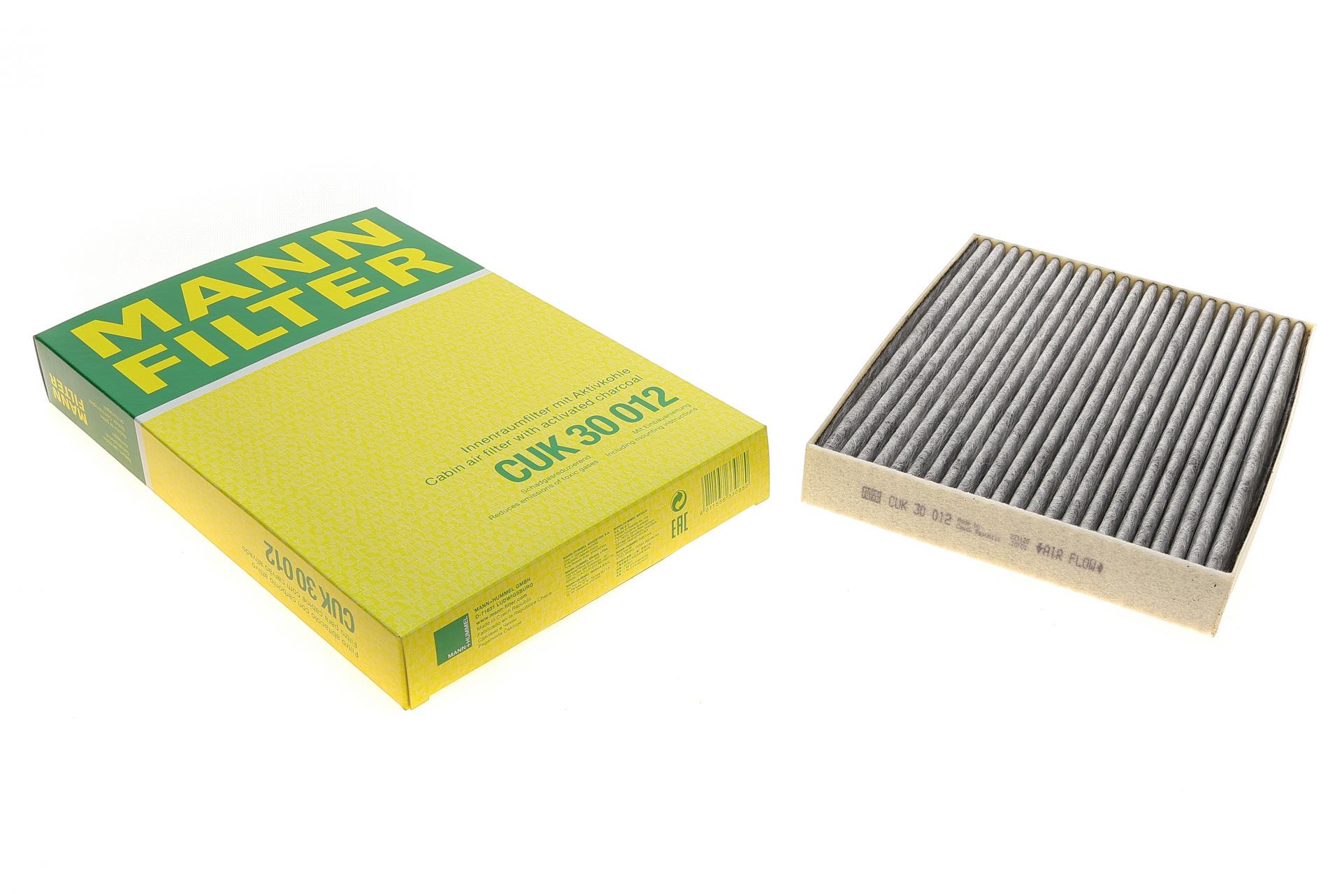 Фильтр салона Mann-Filter для MB Sprinter 907,910 18-/Vito W447 14-/EQV W447 20- угольный (CUK 30 012)