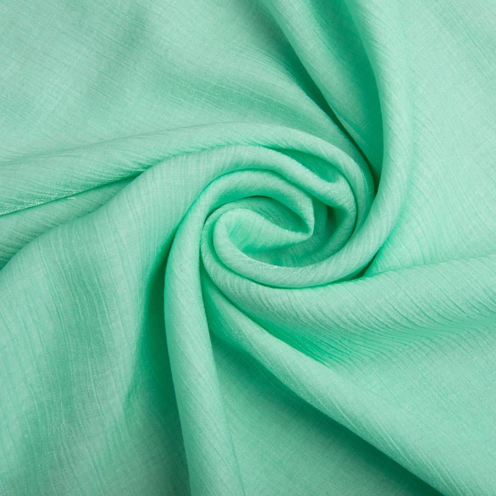 Ткань шифон блеск Сандрикс однотонная Мятный (25159)