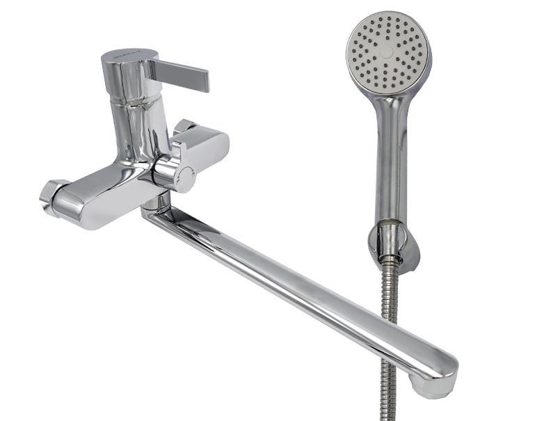 Смеситель для ванны MILLZ излил прямой 30 см Хром (MRS-13-35-025)