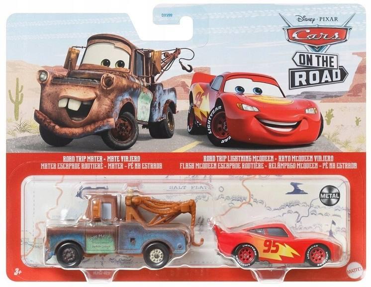 Набор машинок Тачки Mattel Disney Pixar Cars Mater and Road Trip Lightning McQueen Метр и Макквин