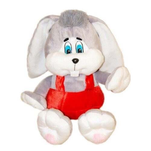 М'яка іграшка Попелюшка Заєць Енді 40x28x25 см Cірий (ZL488)