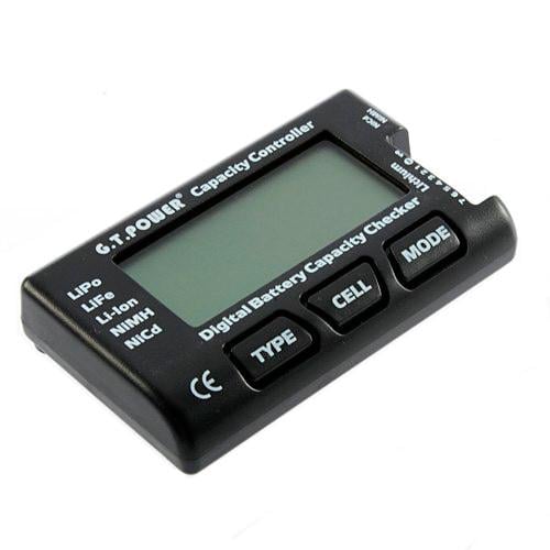 Тестер емкости аккумуляторов RC CellMeter-7 LCD 2–7S Черный (567785) - фото 1 Тестер емкости аккумуляторов RC CellMeter-7 LCD 2–7S Черный (567785) - фото 1