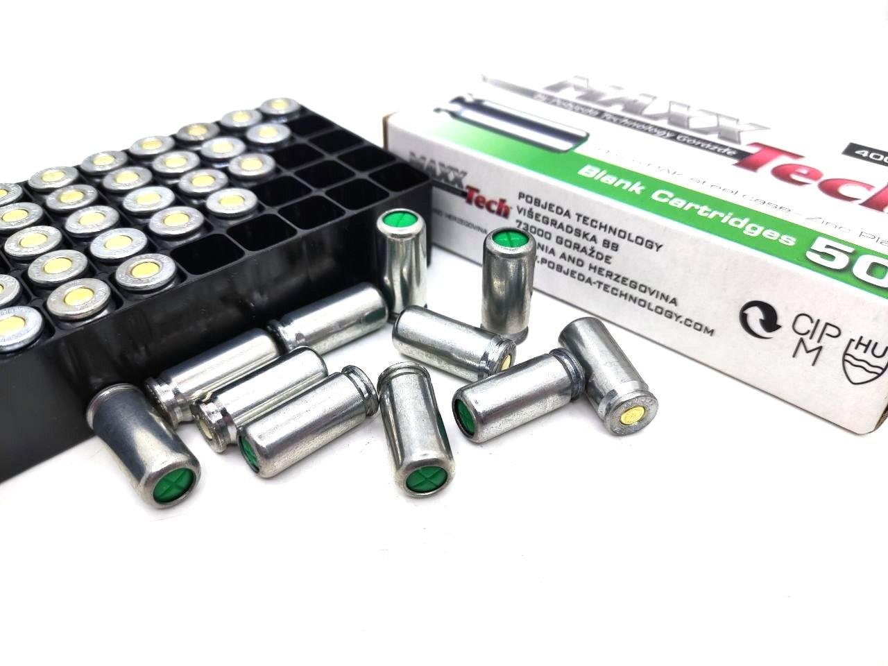 Патрон холостий пістолетний MaxxTech 9 мм 50 шт. - фото 3 Патрон холостий пістолетний MaxxTech 9 мм 50 шт. - фото 3