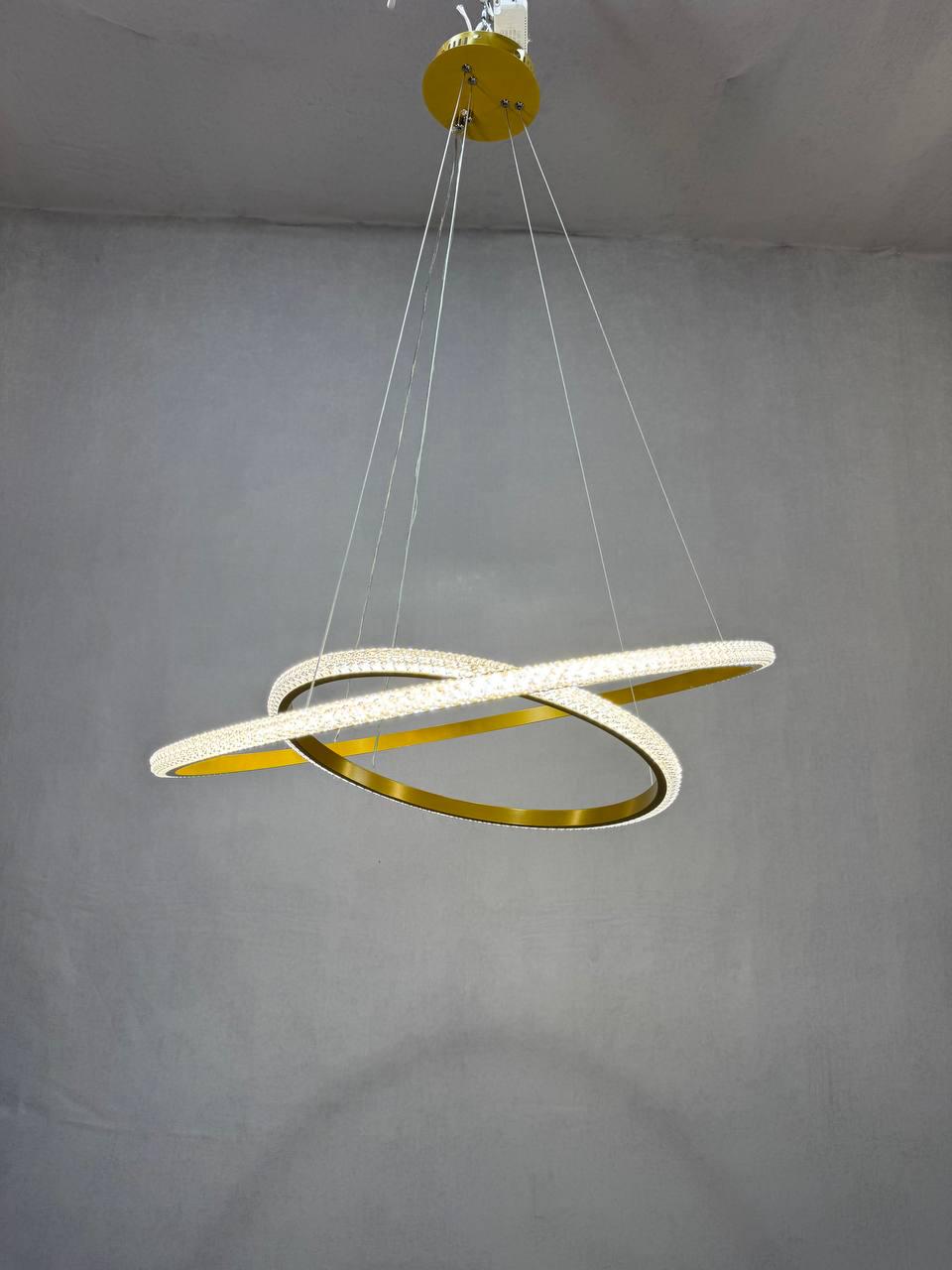 Люстра світлодіодна Zilini CD4002/60/40 110W Золотистий (30142813) - фото 2