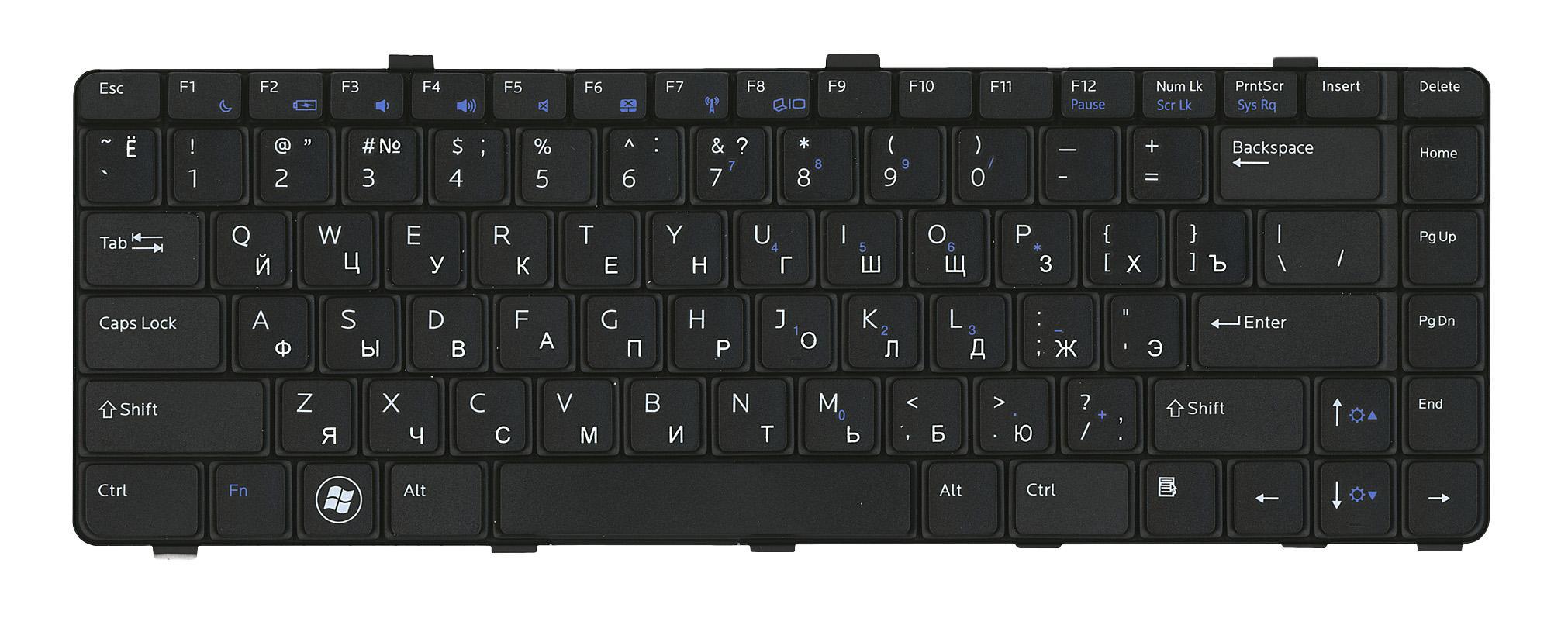 Клавиатура для ноутбука Dell Vostro V13/V13Z EN BLack
