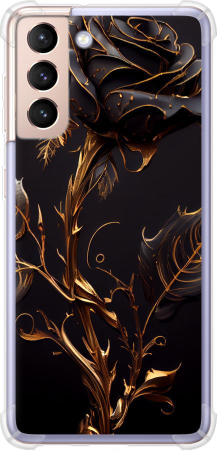 Чехол на Samsung Galaxy S21 Роза 3 (5552sp-2114-42517) Чехол на Samsung Galaxy S21 Роза 3 (5552sp-2114-42517)