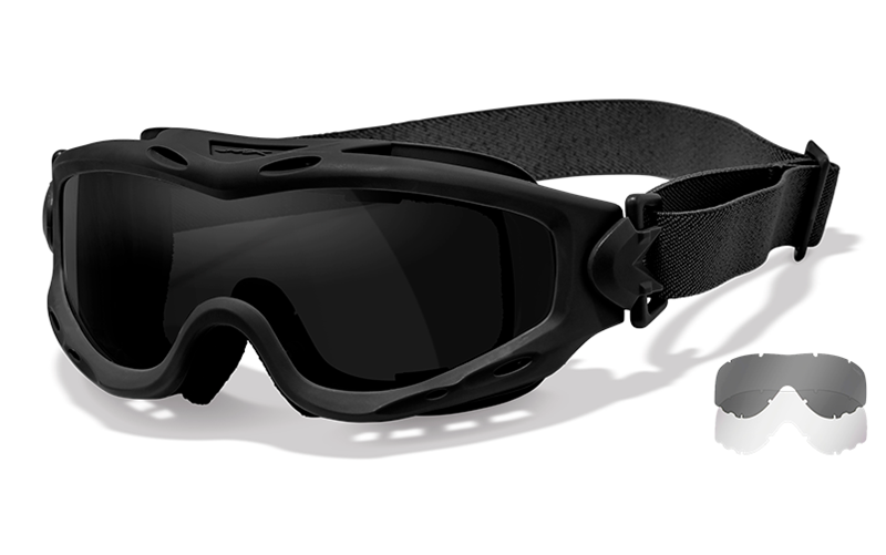 Маска Wiley X SPEAR Smoke/Clear Matte Black Frame 2 линзы Черный матовый - фото 2 Маска Wiley X SPEAR Smoke/Clear Matte Black Frame 2 линзы Черный матовый - фото 2