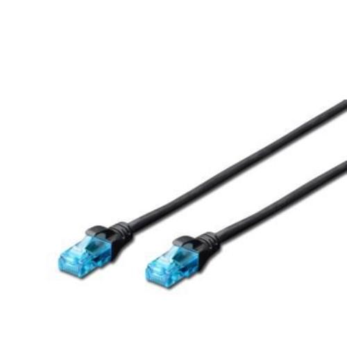 Патч-кабель мережевий Digitus CCA Cat5e UTP 5 м Чорний (620643)