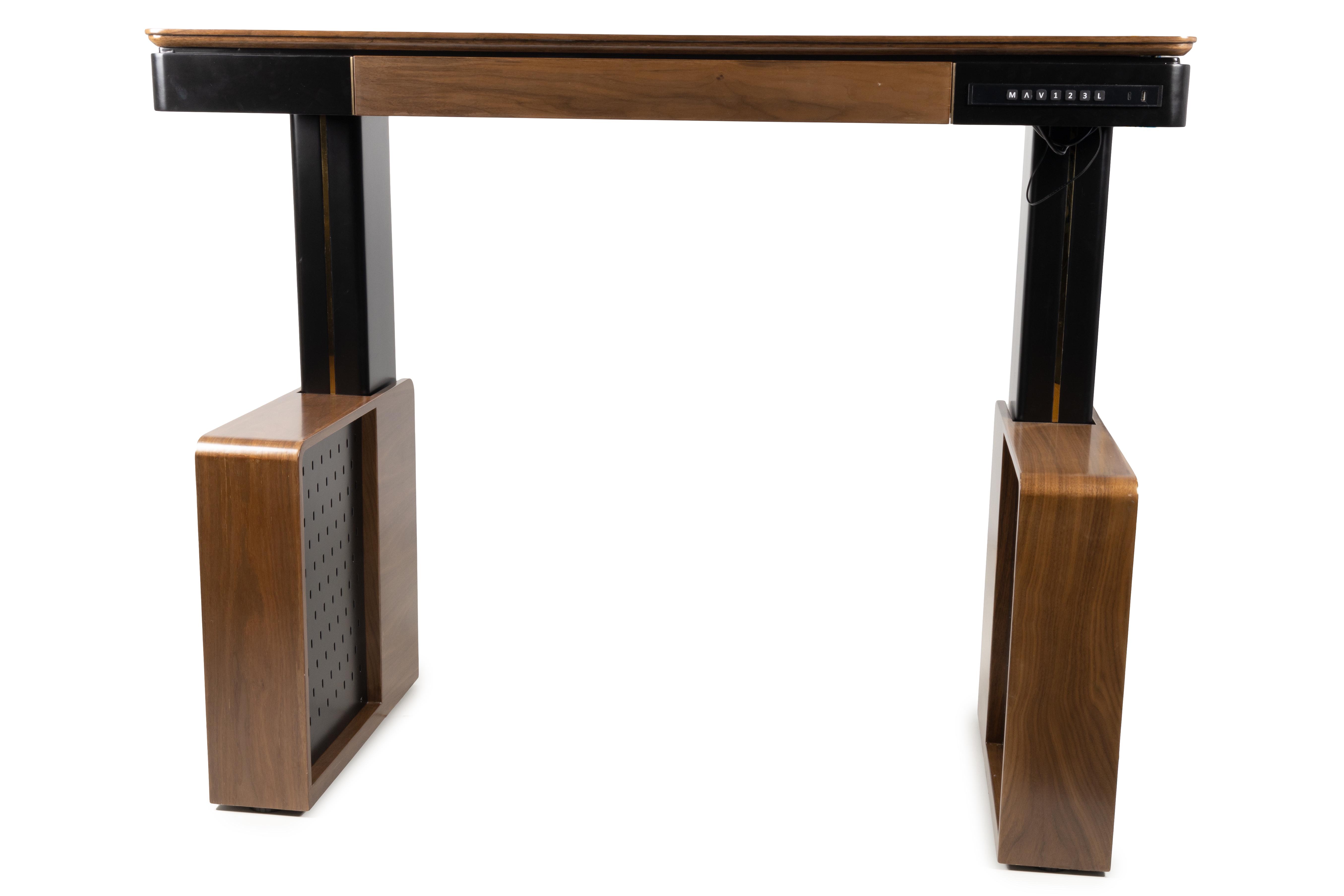 Регульований стіл кабінет Barsky Lux 2 motors 1400x700 мм Wood (LT-01) - фото 9