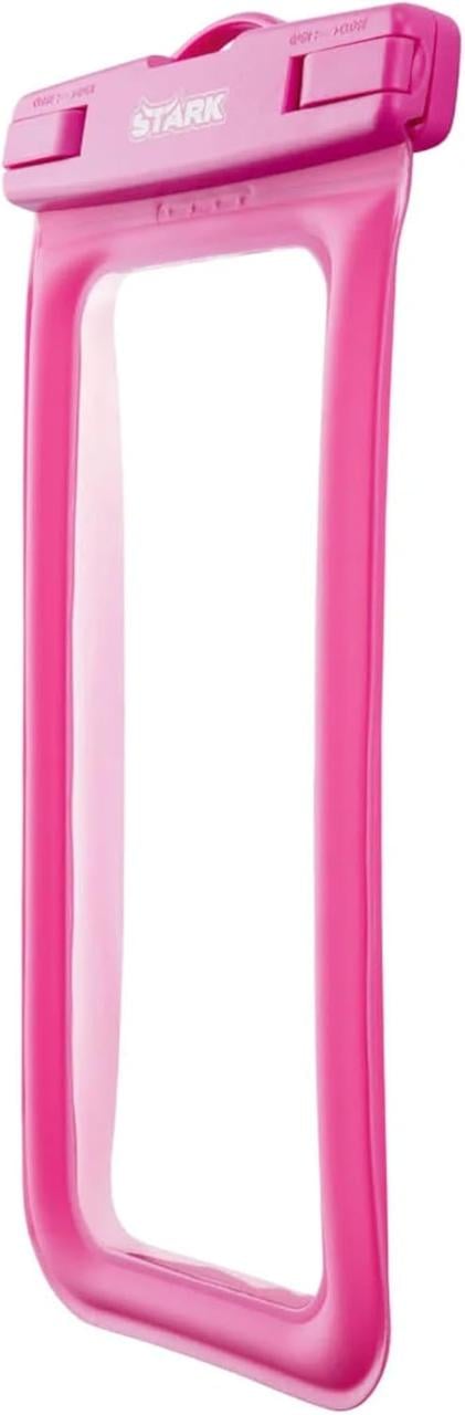 Водонепроницаемый чехол для телефона на шею Stark розовый - фото 1