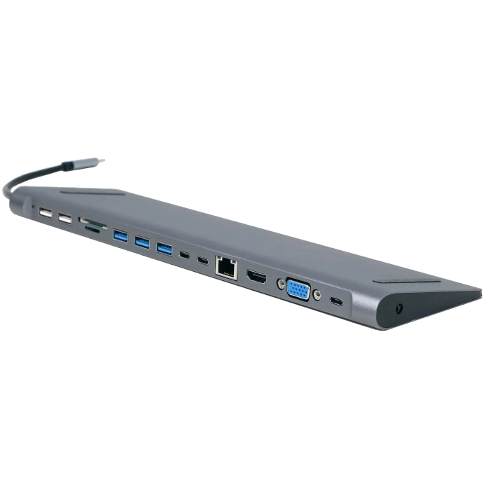 Док станція Cablexpert A-CM-COMBO9-01 USB-C 9в1 (3075424254)