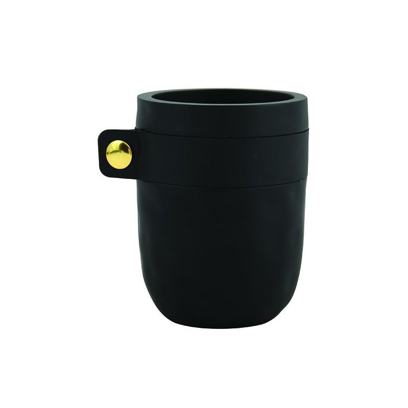 Стакан для зубных щеток Spirella LIO Polyresin 7,4х9,9 см Черный (10,20365)