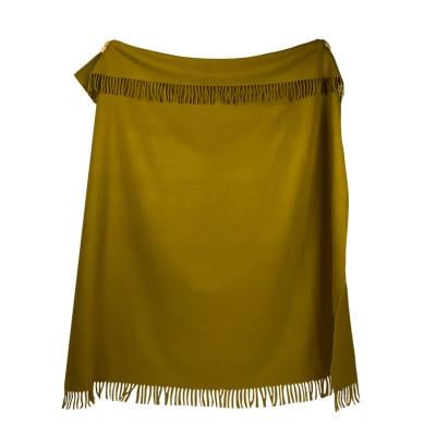 Плед бовария 140х200 см Горчичный - фото 3 Плед бовария 140х200 см Горчичный - фото 3