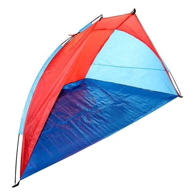 Палатка-тент пляжный Send Tent Мушля двухместная водоотталкивающая 210х120х100 см Красный с голубым (opt-104227)