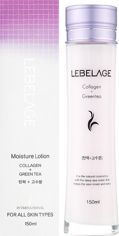 Лосьон увлажняющий Lebelage Collagen+Green Tea Moisture Lotion с коллагеном и зеленым чаем 150 мл (1738892695)