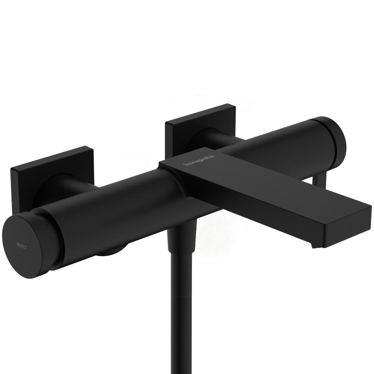 Змішувач для ванної Hansgrohe Tecturis E 73420670 одноважільний Чорний (176392)