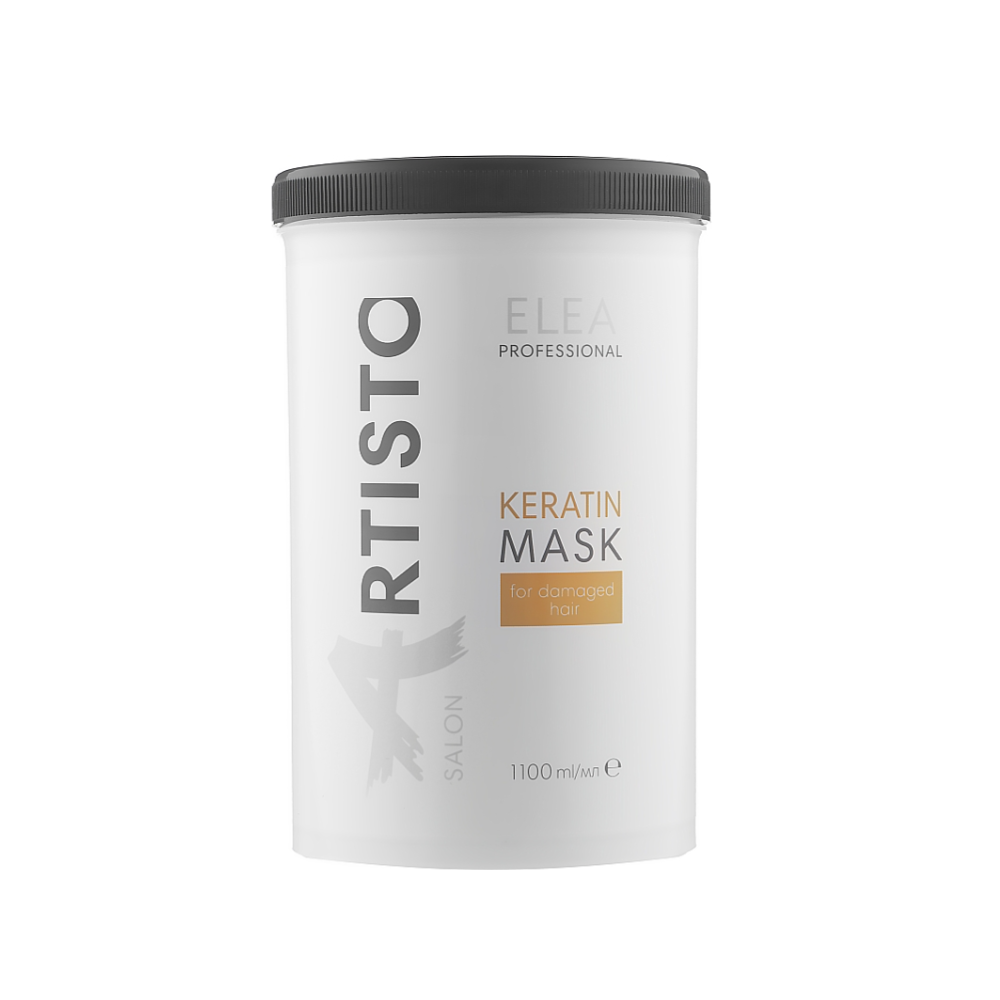 Маска реструктуруюча для волосся Elea Professional Artisto Salon Keratin Mask For Damaged Hair 1100 мл (00024) Маска реструктуруюча для волосся Elea Professional Artisto Salon Keratin Mask For Damaged Hair 1100 мл (00024)