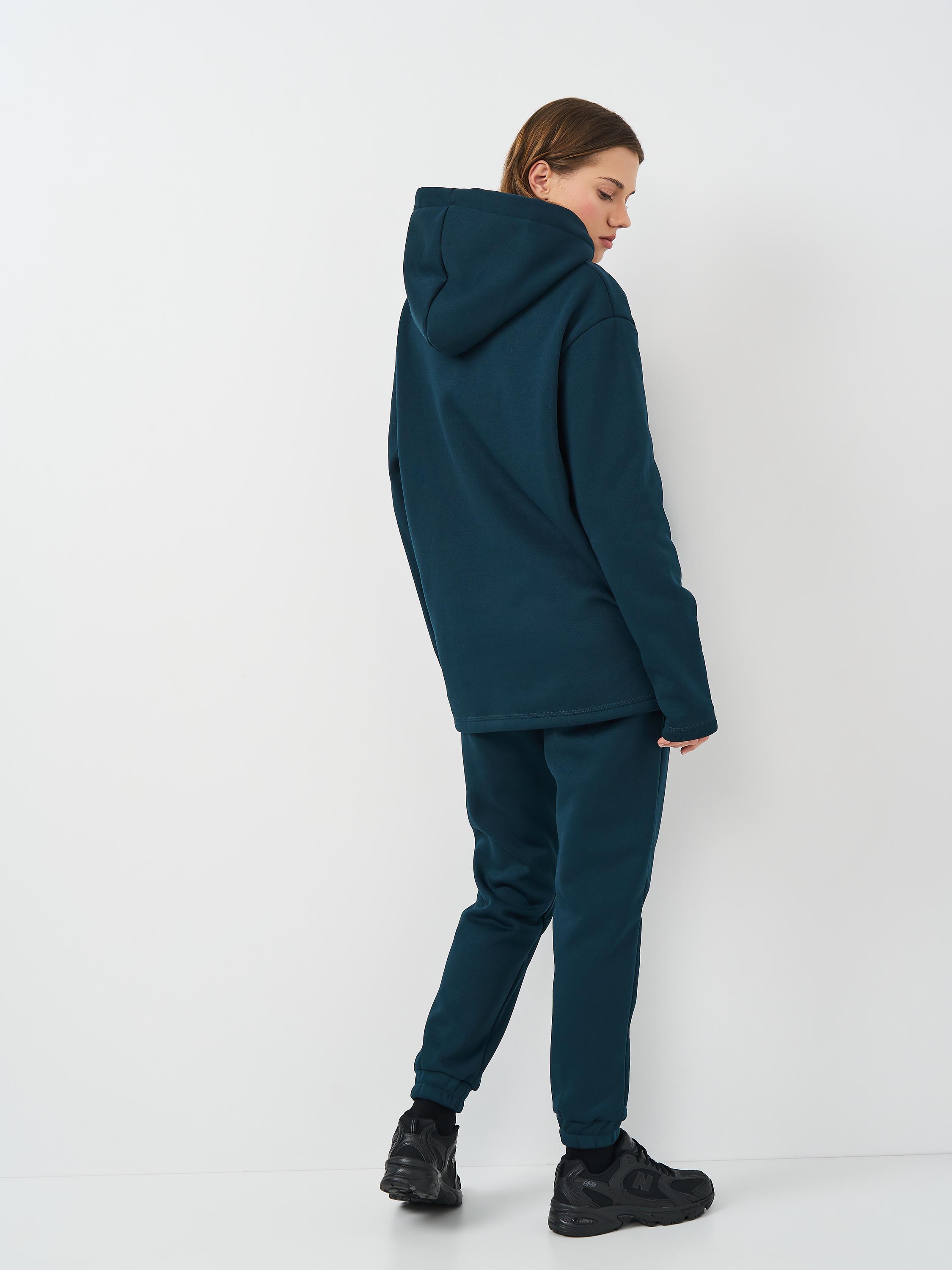 Костюм спортивный женский на флисе Пинки р. 48 Зеленый - фото 2